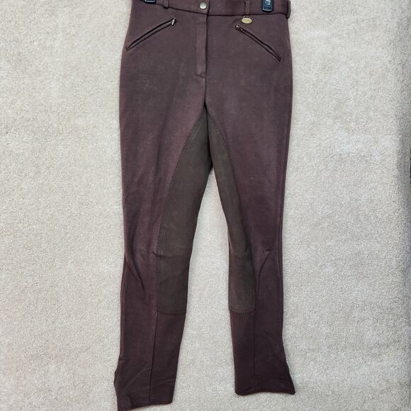 Horze Equesteian Riding Pants in Brown Size Medium Ladies Womens - Picture 1 of 8